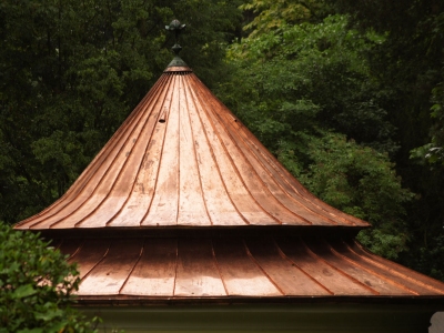 Individuelle Kupferbleche für Pavillon-Dachfläche
