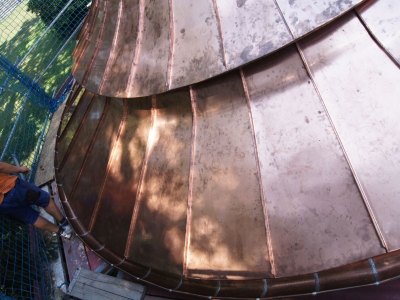 Individuelle Kupferbleche für Pavillon-Dachfläche – Bild 4