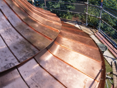 Individuelle Kupferbleche für Pavillon-Dachfläche – Bild 7