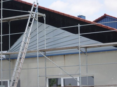 Fassadenverkleidung am Werksgebäude Mühlsteig 63 – Bild 4