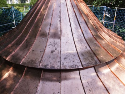 Individuelle Kupferbleche für Pavillon-Dachfläche – Bild 2