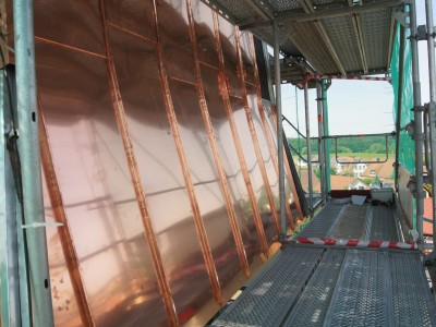 Kirchturmsanierung mit Kupfer – Bild 3